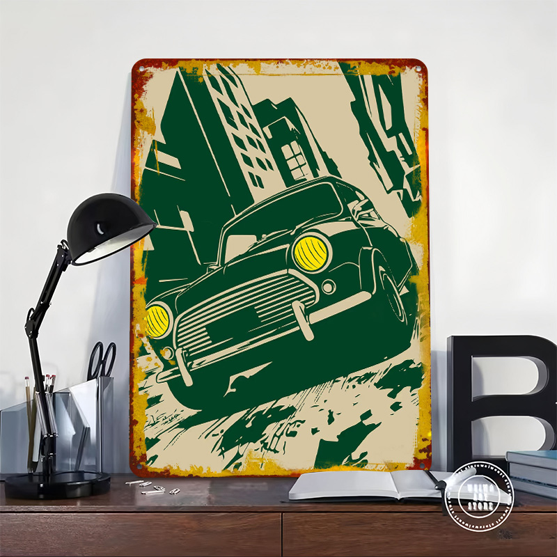 Retro UK Car Cooper in a City  - Retro Gaming Uk reseña y precio