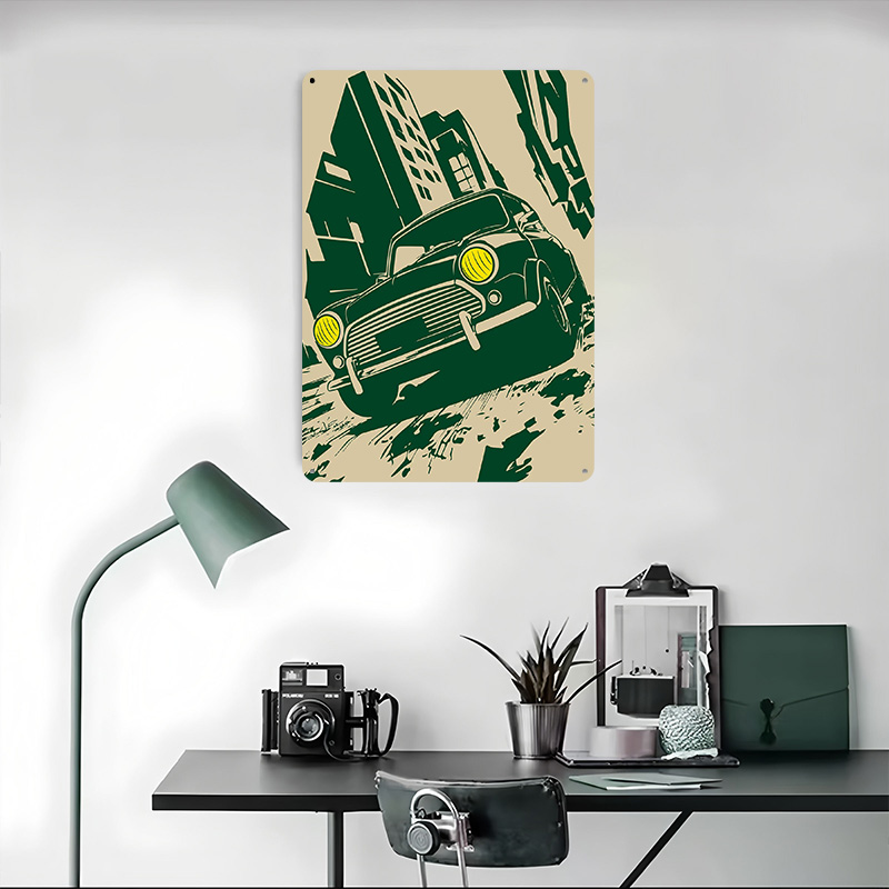 Retro UK Car Cooper in a City  - Retro Gaming Uk reseña y precio