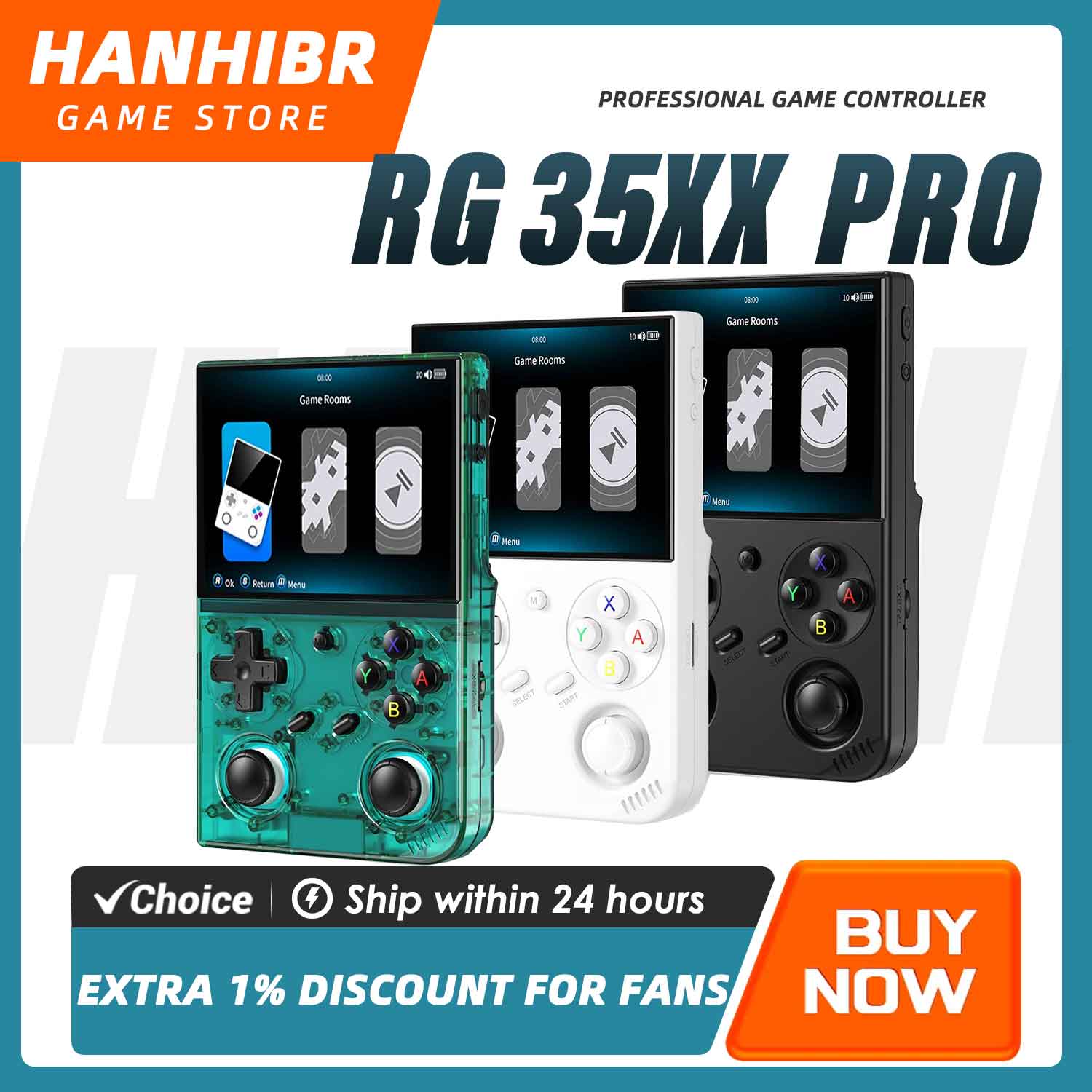 ANBERNIC RG35XX Pro Vertical R - Retro Gaming Anbernic reseña y precio