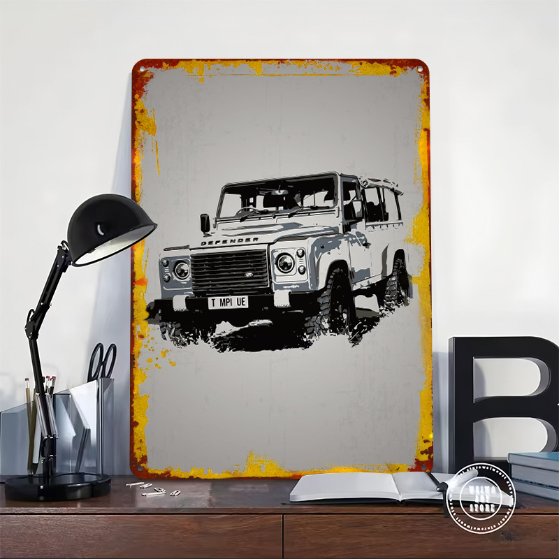 UK Car Rover Defender Poster C - Retro Gaming Uk reseña y precio