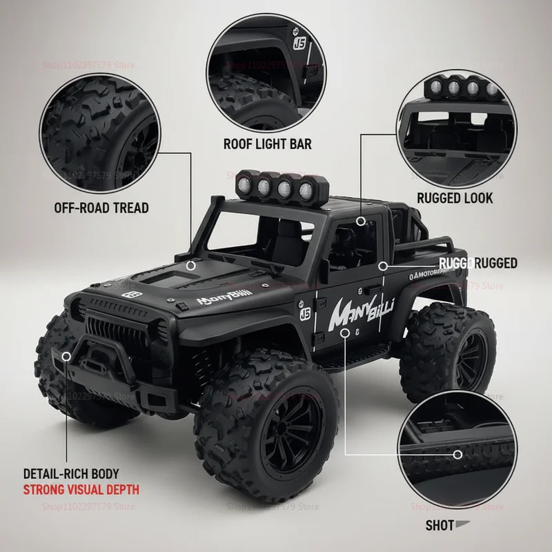 NEW 1/16 Scale Off Road RC Tru - Retro Gaming Projector reseña y precio
