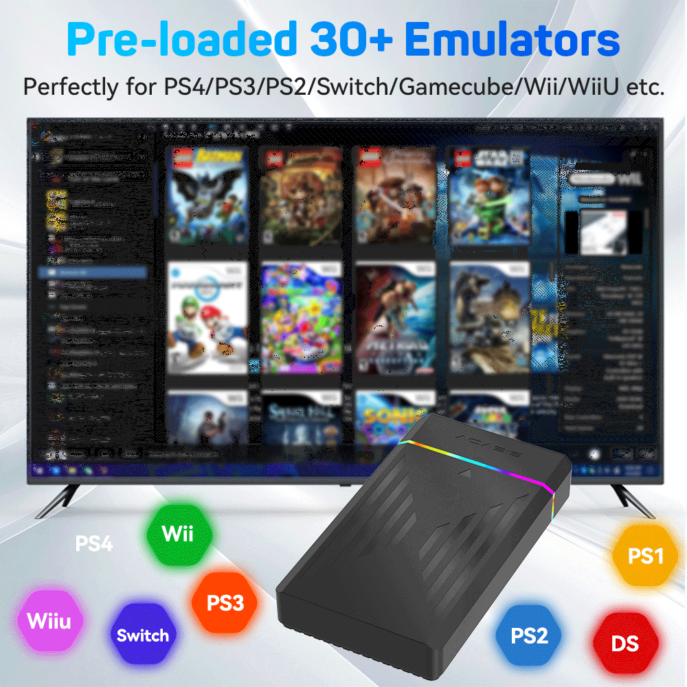 3TB Portable Gaming HDD Launch - Retro Gaming Design reseña y precio